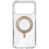 Uniq Swivix Apple iPhone 17 Pro Max tok 360 fokban állítható kitámasztóval, átlátszó-arany