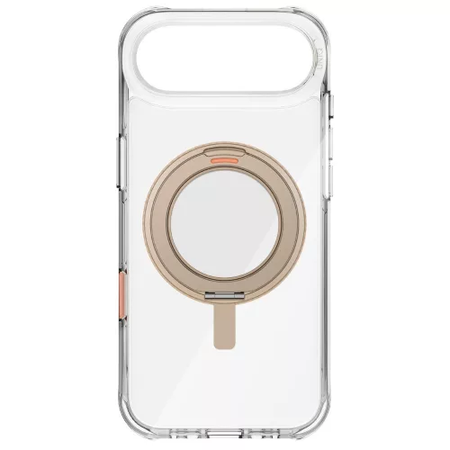 Uniq Swivix Apple iPhone Air (2025) tok 360 fokban állítható kitámasztóval, átlátszó-arany