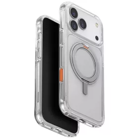   Uniq Swivix Apple iPhone 17 Pro tok 360 fokban állítható kitámasztóval, átlátszó