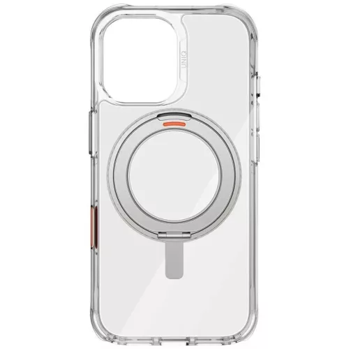 Uniq Swivix Apple iPhone 17 tok 360 fokban állítható kitámasztóval, átlátszó