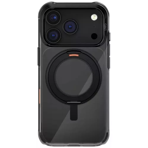 Uniq Swivix Apple iPhone 17 Pro tok 360 fokban állítható kitámasztóval, fekete