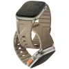Uniq Fluo Apple Watch 40/41/42/44/45/46/49mm mágneses szíj, bézs
