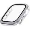 Uniq Voute Apple Watch 11 / Watch 10 46mm műanyag tok, kijelzővédő felülettel, ezüst