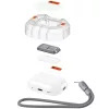 Spigen Lock Fit "M" Apple Airpods Pro /  Airpods Pro 2 fülhallgató tokhoz biztonsági zár, kézpánttal, szürke