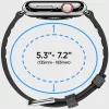 Spigen Retro Fit Apple Watch Ultra 4 / 3 / 2 / 1 49mm 10 46mm / 9 / 8 / 7 45mm / SE (2 / 1) / 6 / 5 / 4 44mm / 3 / 2 / 1 42mm műbőr szíj, fekete