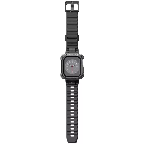 Spigen Tough Armor Pro Metal Apple Watch 7-9 (45 mm) tok / szíj, fekete