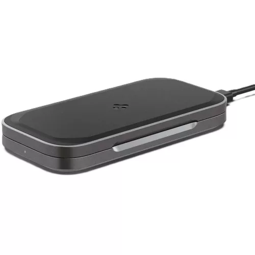 Spigen ArcField Stand Flex PF2201 vezeték nélküli wireless gyorstöltő, 15W, fekete