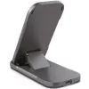 Spigen ArcField Stand Flex PF2201 vezeték nélküli wireless gyorstöltő, 15W, fekete