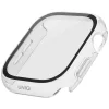 Uniq Nautic Apple Watch 11 / Watch 10 42mm műanyag tok, IP68 por-és cseppálló, kijelzővédő felülettel, átlátszó