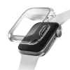 Uniq Garde Apple Watch 4 / 5 / 6 / SE / SE2 / SE3 (40mm) műanyag tok, kijelzővédő felülettel, fekete