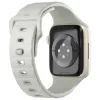 Uniq Stride KFM Apple Watch 1/2/3/4/5/6/7/8/9/10/11/SE/SE2/SE3 (40/41/42mm) gumis szilikon szíj, szürke
