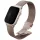 Uniq Dante Pro Apple Watch 44/45/46/49mm rozsdamentes acél szíj, rozéarany