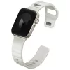 Uniq Stride KFM Apple Watch 44/45/46/49mm gumis szilikon szíj, szürke