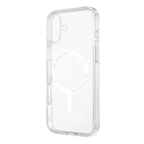Uniq Clario Magclick Apple iPhone 16 MagSafe tok, átlátszó
