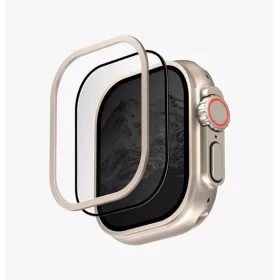   Uniq Optix Duo Pro Apple Watch Ultra 4 / 3 / 2 / 1 49mm Anti-reflecting tempered kijelzővédő fólia, ezüst