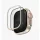 Uniq Optix Duo Pro Apple Watch Ultra 4 / 3 / 2 / 1 49mm Anti-reflecting tempered kijelzővédő fólia, ezüst