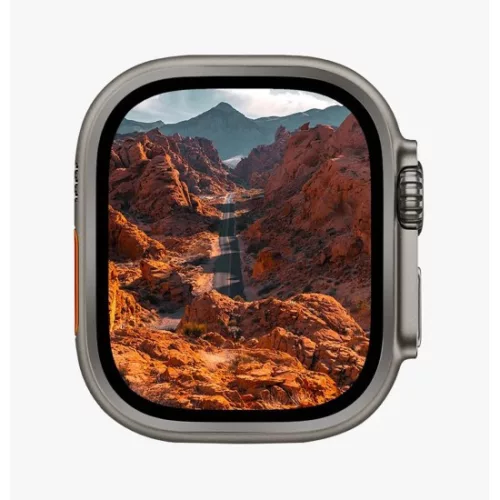 Uniq Optix Duo Pro Apple Watch Ultra 4 / 3 / 2 / 1 49mm Anti-reflecting tempered kijelzővédő fólia, ezüst