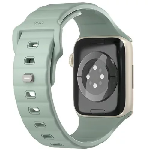 Uniq Stride De Rubber Apple Watch 42/41/40mm gumis szilikon szíj, zöld