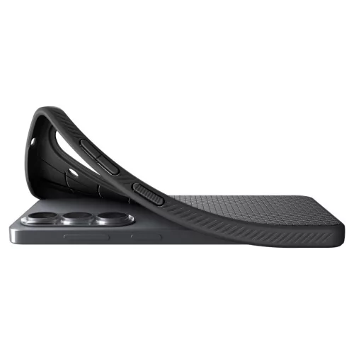Spigen Liquid Air Samsung Galaxy S26 Plus tok, Matte Black, fekete