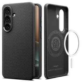   Spigen Liquid Air MagFit Samsung Galaxy S26 tok, MagSafe, Matte Black, fekete