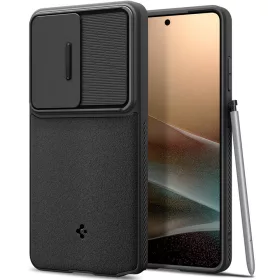   Spigen Optik Armor Samsung Galaxy S26 Ultra tok, Black, fekete