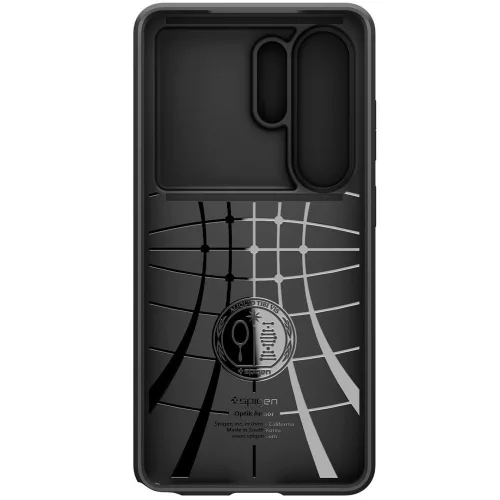 Spigen Optik Armor Samsung Galaxy S26 Ultra tok, Black, fekete