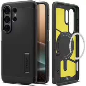   Spigen Tough Armor MagFit Samsung Galaxy S26 Ultra tok, MagSafe, Black, fekete