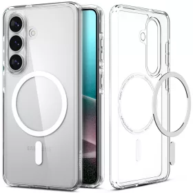   Spigen Ultra Hybrid MagFit Samsung Galaxy S26 tok, Clear White, átlátszó-fehér