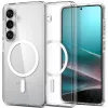 Spigen Ultra Hybrid MagFit Samsung Galaxy S26 tok, Clear White, átlátszó-fehér