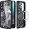 Spigen Ultra Hybrid MagFit Samsung Galaxy S26 tok, MagSafe, Zero One, átlátszó-fekete