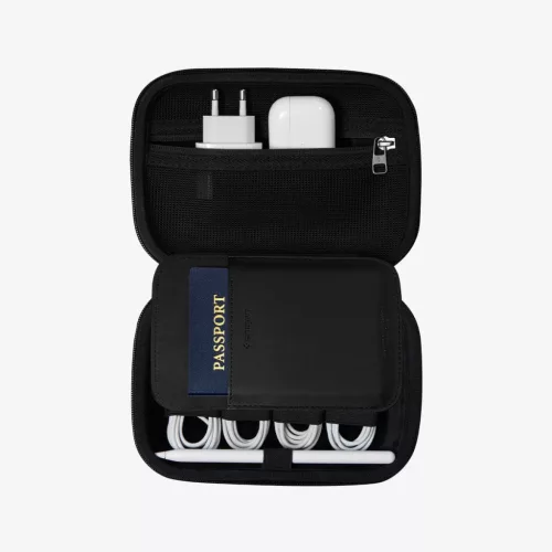 Spigen Rugged Armor Pro kártyatartó / táska, rendszerező, fekete