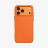 Spigen Silicone Fit MagFit Apple iPhone 17 Pro tok, MagSafe, Cosmic Orange, narancs