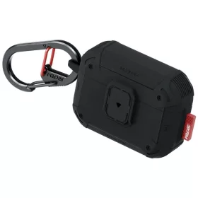   Skinarma Mecha LE AirPods Pro 3 tok karabinerrel, Black, fekete