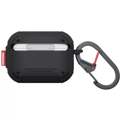 Skinarma Mecha LE AirPods Pro 3 tok karabinerrel, Black, fekete