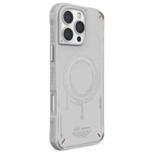 Skinarma Mecha Apple iPhone 16 Pro mágneses tok, szürke