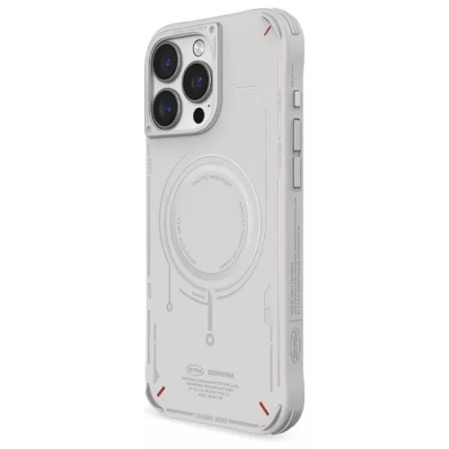 Skinarma Mecha Apple iPhone 16 Pro mágneses tok, szürke