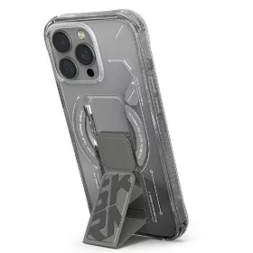   Skinarma Helio Apple iPhone 16 Pro mágneses tok kitámasztóval, ezüst
