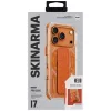 Skinarma Helio Apple iPhone 17 Pro mágneses tok kitámasztóval, narancs