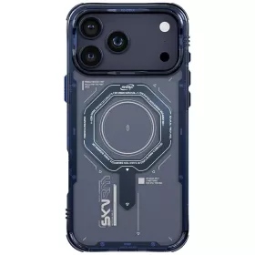   Skinarma Magma Apple iPhone 17 Pro mágneses tok, Magsafe kompatibilis, kék