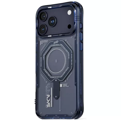 Skinarma Magma Apple iPhone 17 Pro Max mágneses tok, Magsafe kompatibilis, kék