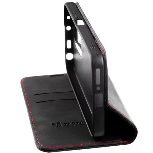 Tactical Xproof Samsung Galaxy S26 flip/oldalra nyíló tok, fekete