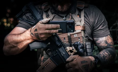 Tactical MagForce Aramid Samsung Galaxy S26 MagSafe kompatibilis tok, fekete
