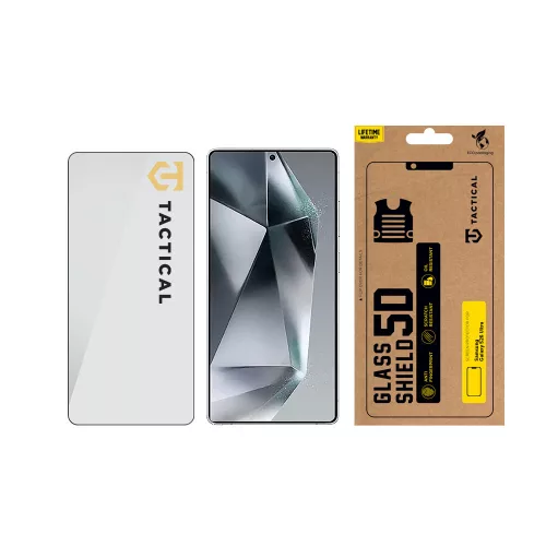Tactical Glass Shield 5D Samsung Galaxy S26 Ultra kijelzővédő üvegfólia, fekete