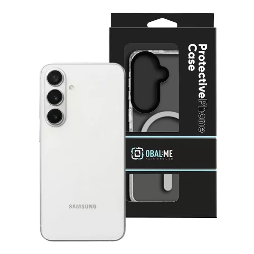 OBAL:ME MagNetix Bumper Samsung Galaxy S26 hátlap tok kameravédő peremmel, MagSafe, fehér