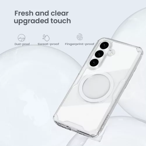 Nillkin Nature TPU Pro Samsung Galaxy S26 Plus mágneses hátlap tok, átlátszó