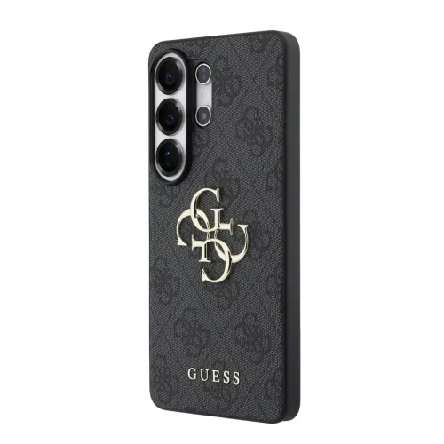 Guess PU 4G Metal Logo Samsung Galaxy S26 Ultra tok, szürke