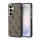 Guess PU Leather 4G Gold Frame Samsung Galaxy S26 Plus mágneses tok, barna