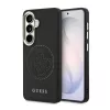Guess PU Perforated 4G Logo Samsung Galaxy S26 mágneses tok, fekete