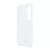 Lacoste PC/TPU Frosted Finish Gold Logo Samsung Galaxy S26 mágneses tok, fehér