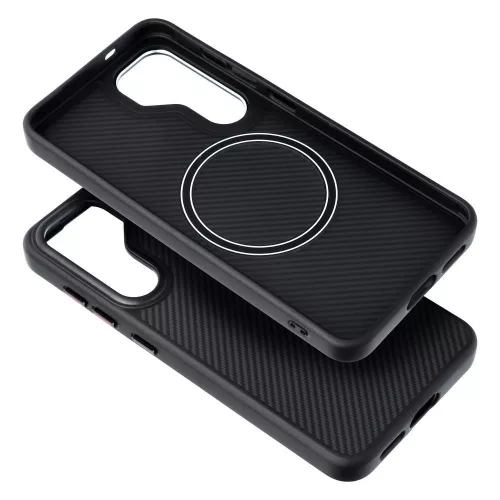 Carbon Elite Mag Samsung Galaxy S26 mágneses tok, MagSafe, fekete